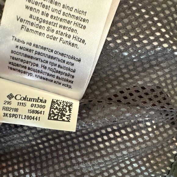 Columbia Youth M Black Omni Tech Jacket Hood Full Zip Lined Pockets Windbreaker - Picture 12 of 12